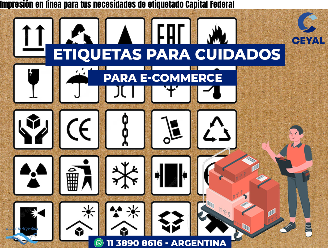 Impresión en línea para tus necesidades de etiquetado Capital Federal