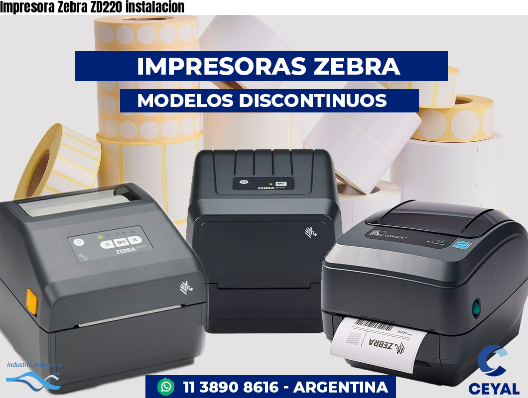 Impresora Zebra ZD220 instalacion