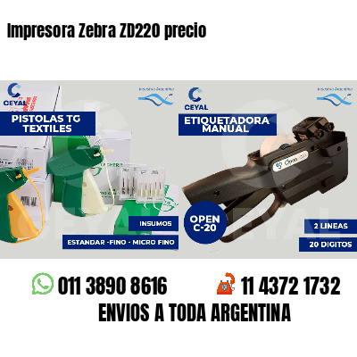 Impresora Zebra ZD220 precio