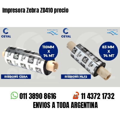 Impresora Zebra ZD410 precio