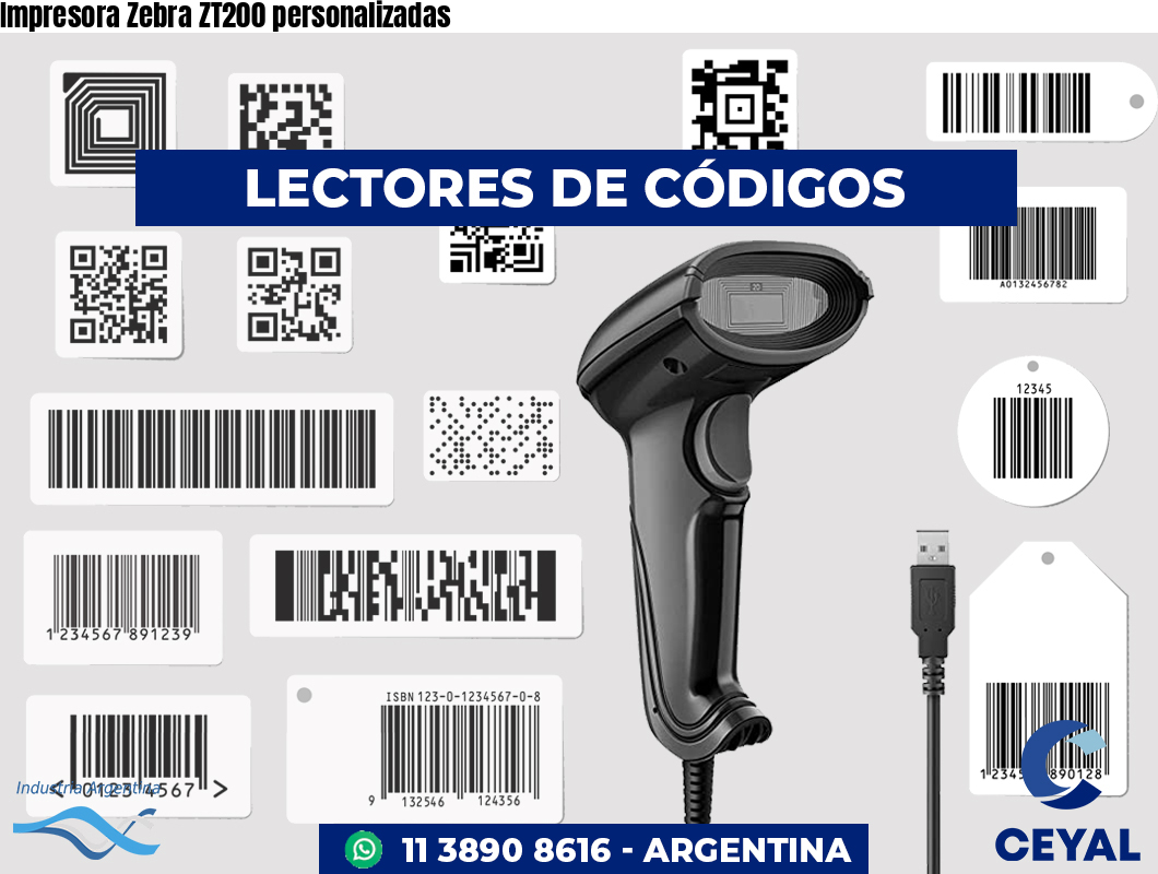 Impresora Zebra ZT200 personalizadas