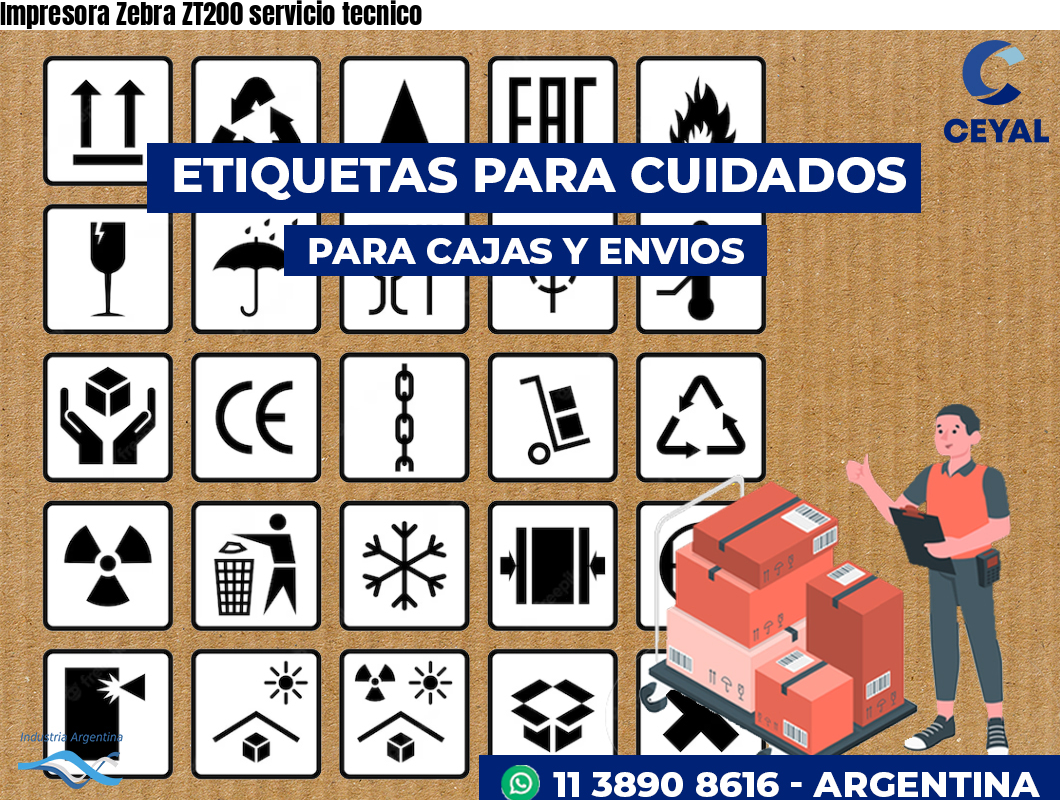Impresora Zebra ZT200 servicio tecnico