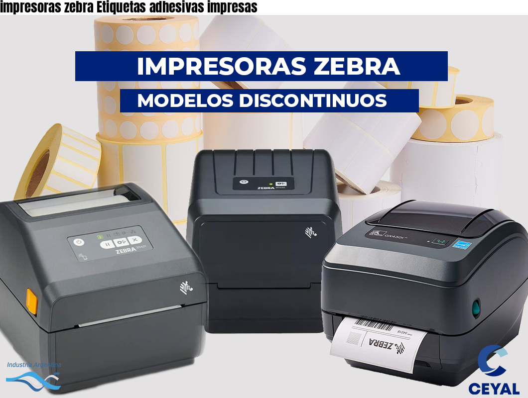 impresoras zebra Etiquetas adhesivas impresas