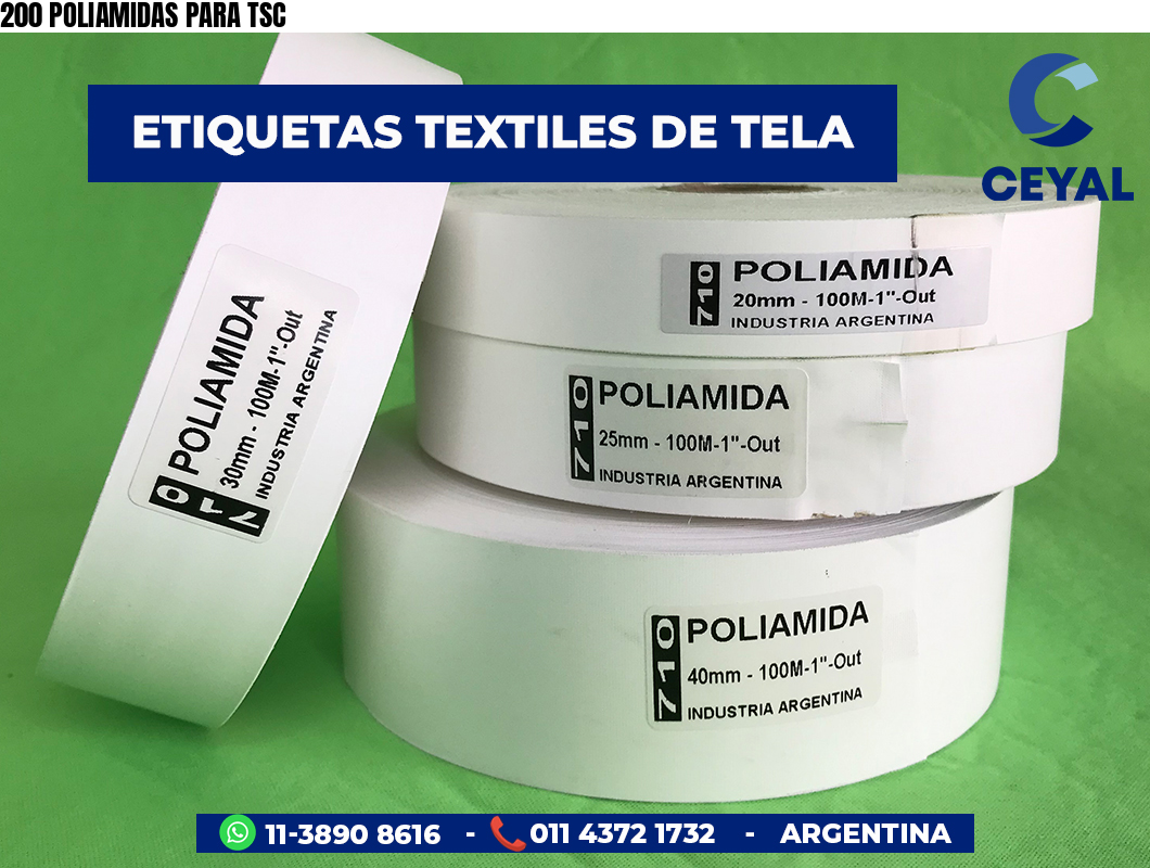 200 POLIAMIDAS PARA TSC