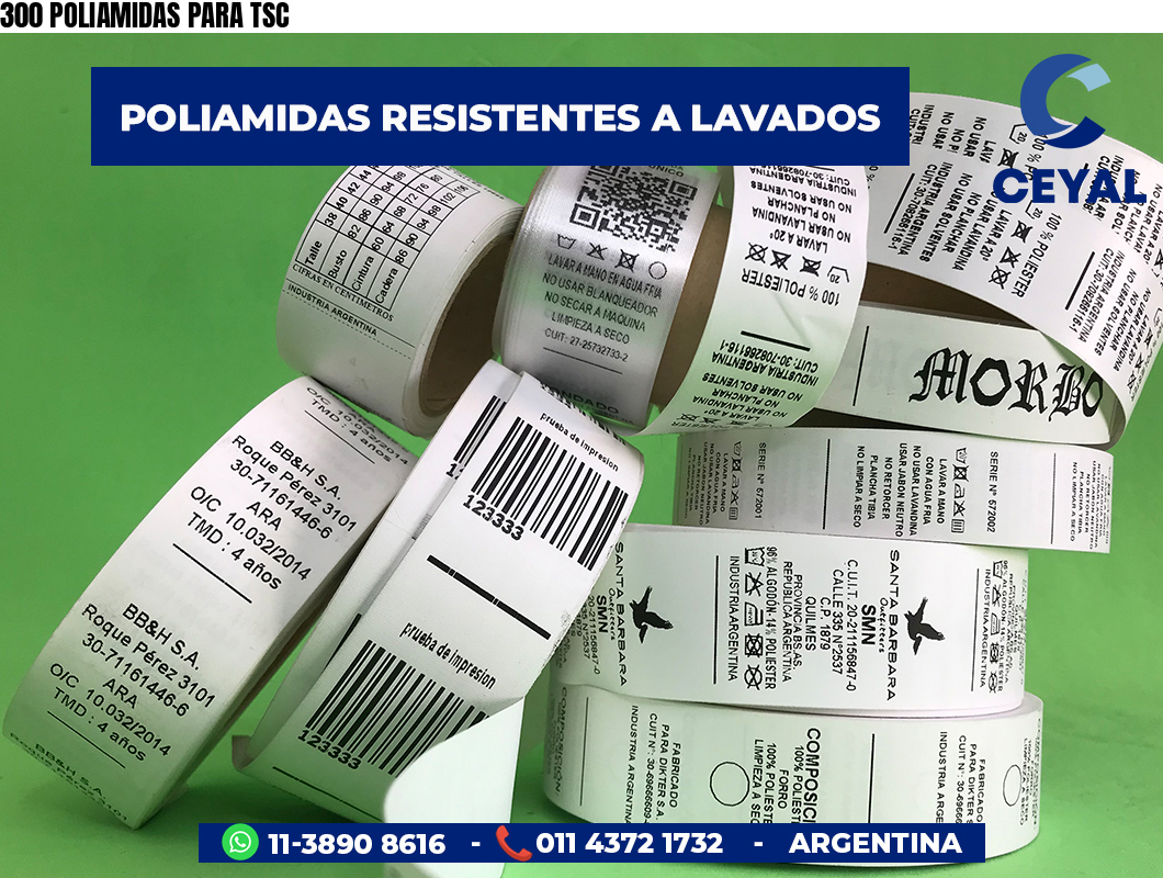 300 POLIAMIDAS PARA TSC