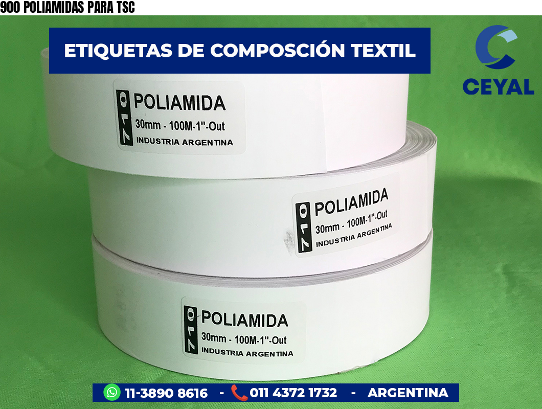 900 POLIAMIDAS PARA TSC