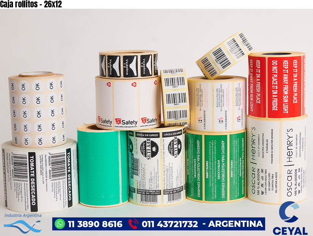 Caja rollitos - 26x12