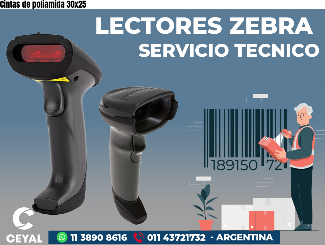 Cintas de poliamida 30x25