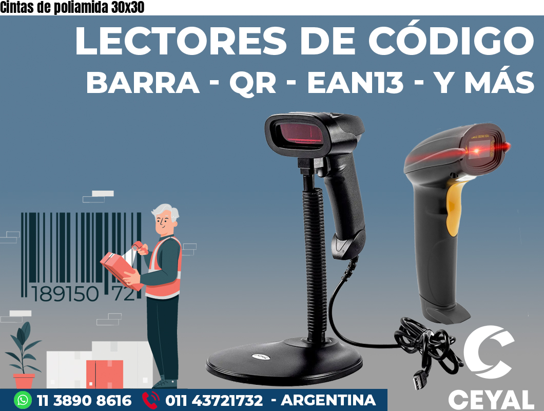 Cintas de poliamida 30x30