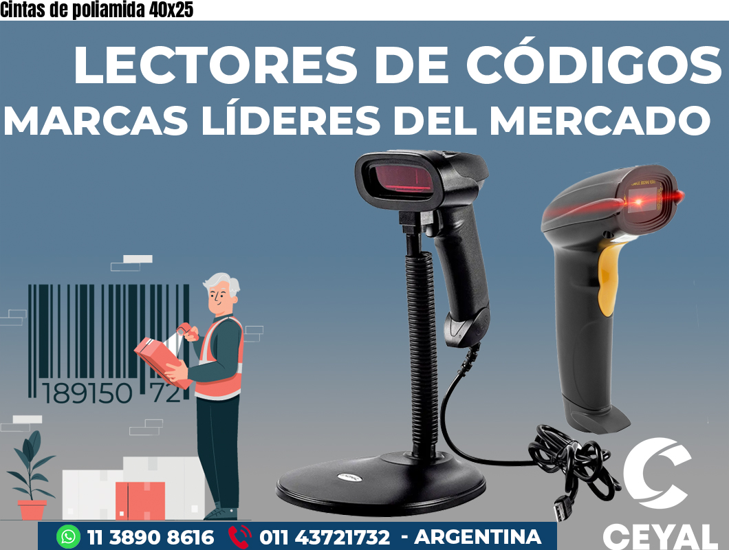 Cintas de poliamida 40x25