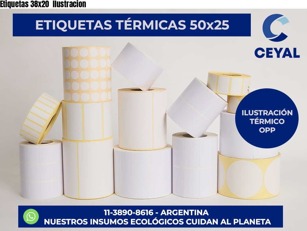 Etiquetas 38×20  Ilustracion