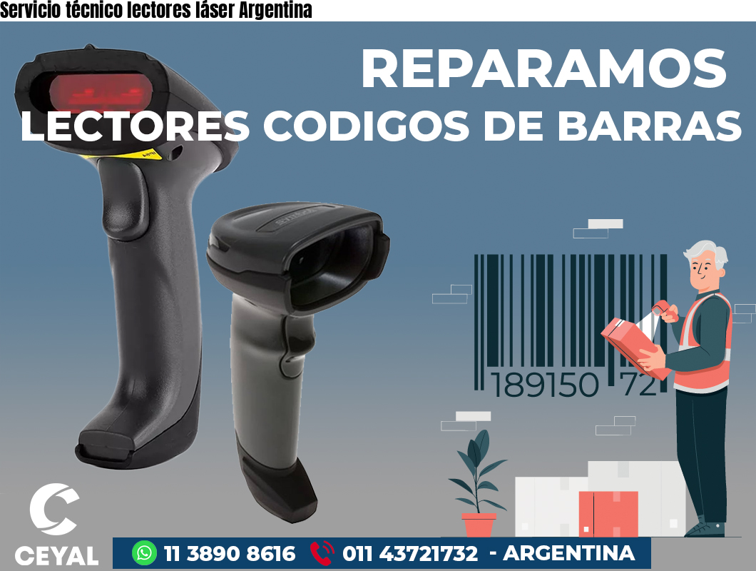 Servicio técnico lectores láser Argentina