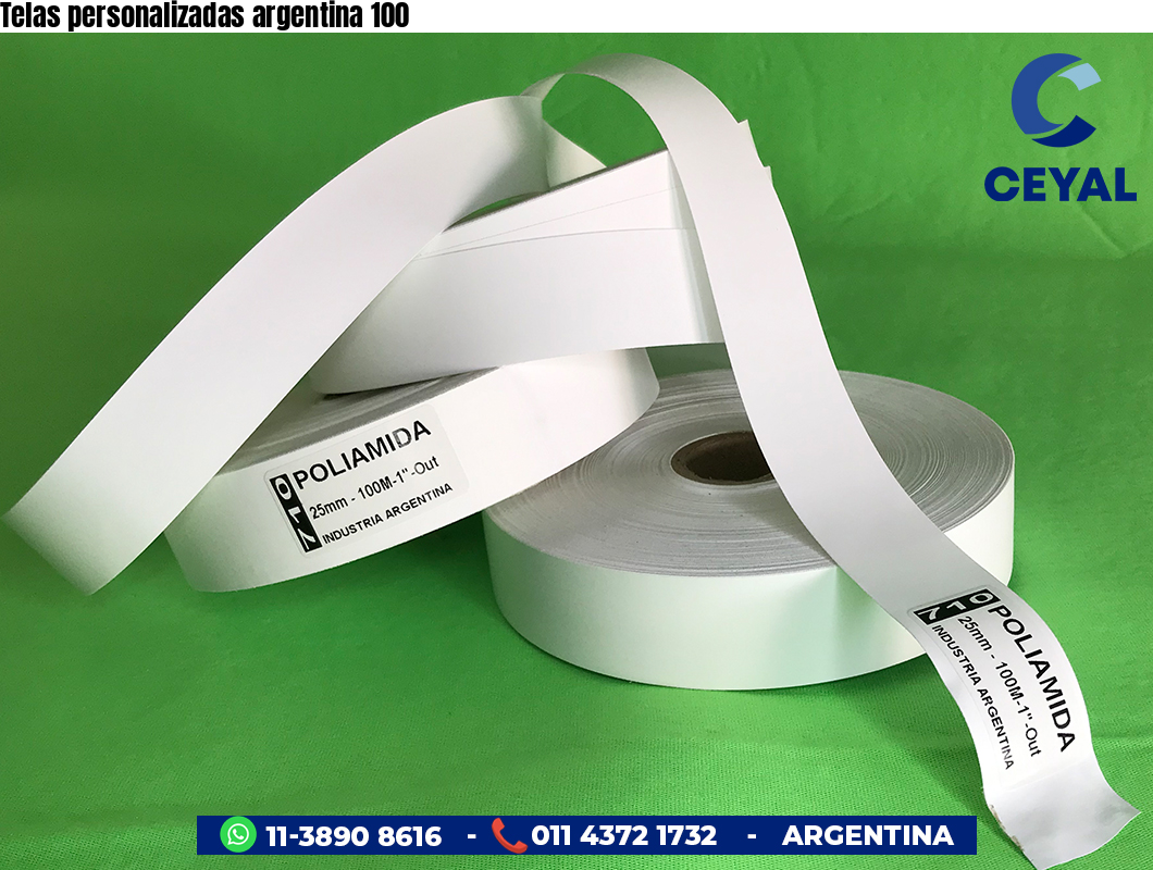 Telas personalizadas argentina 100