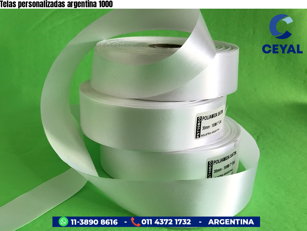 Telas personalizadas argentina 1000