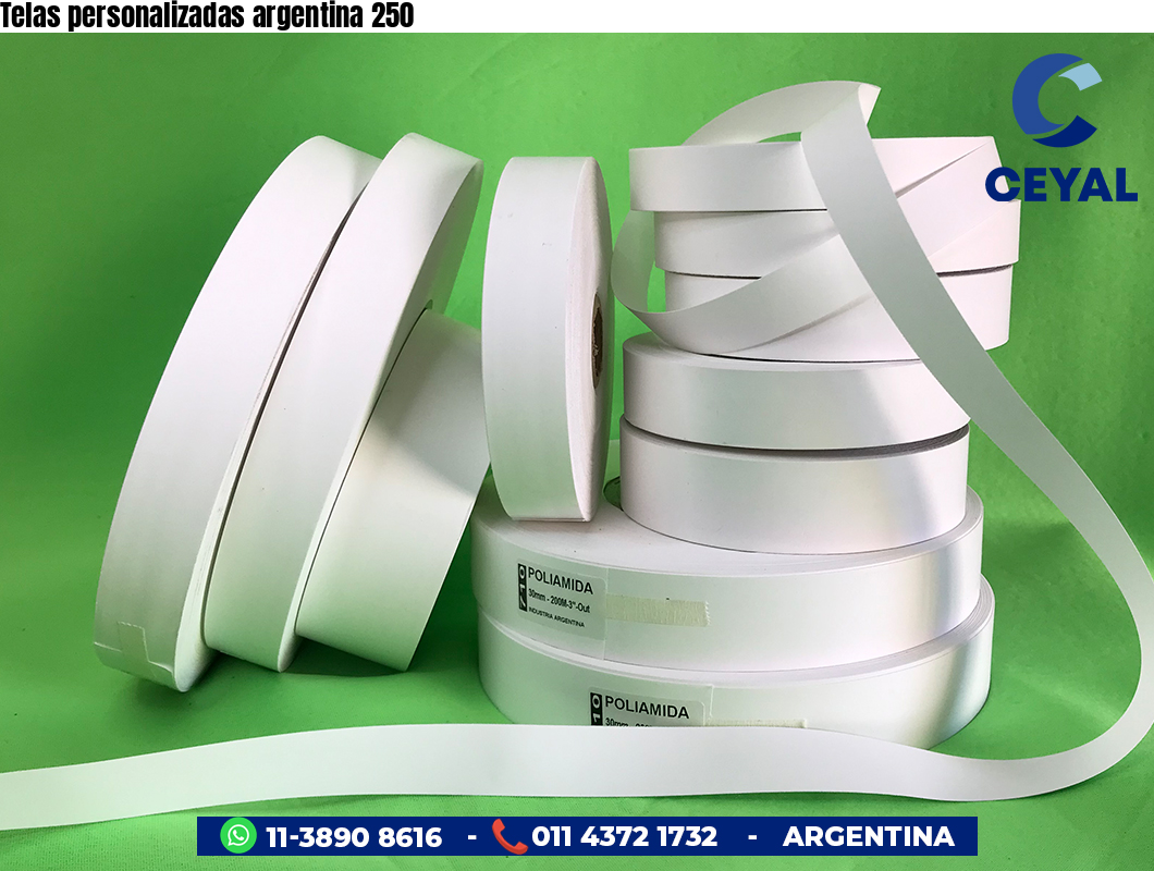 Telas personalizadas argentina 250