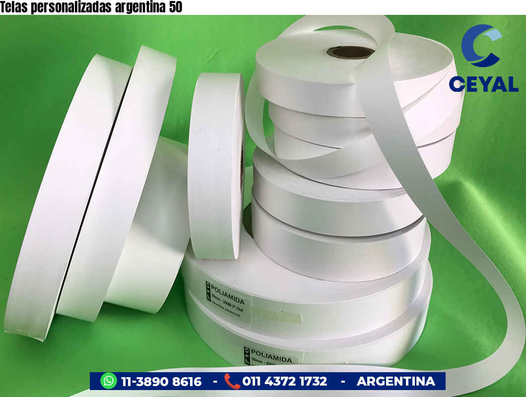 Telas personalizadas argentina 50