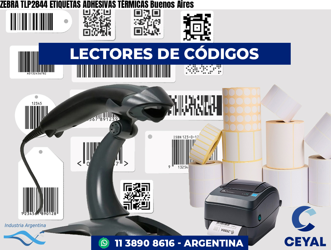 ZEBRA TLP2844 ETIQUETAS ADHESIVAS TÉRMICAS Buenos Aires