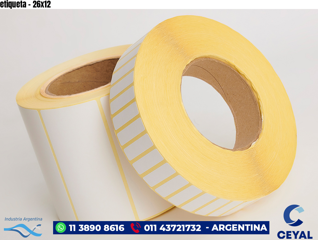 etiqueta - 26x12