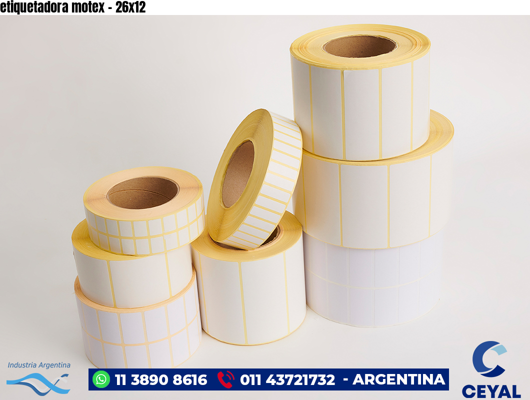 etiquetadora motex - 26x12