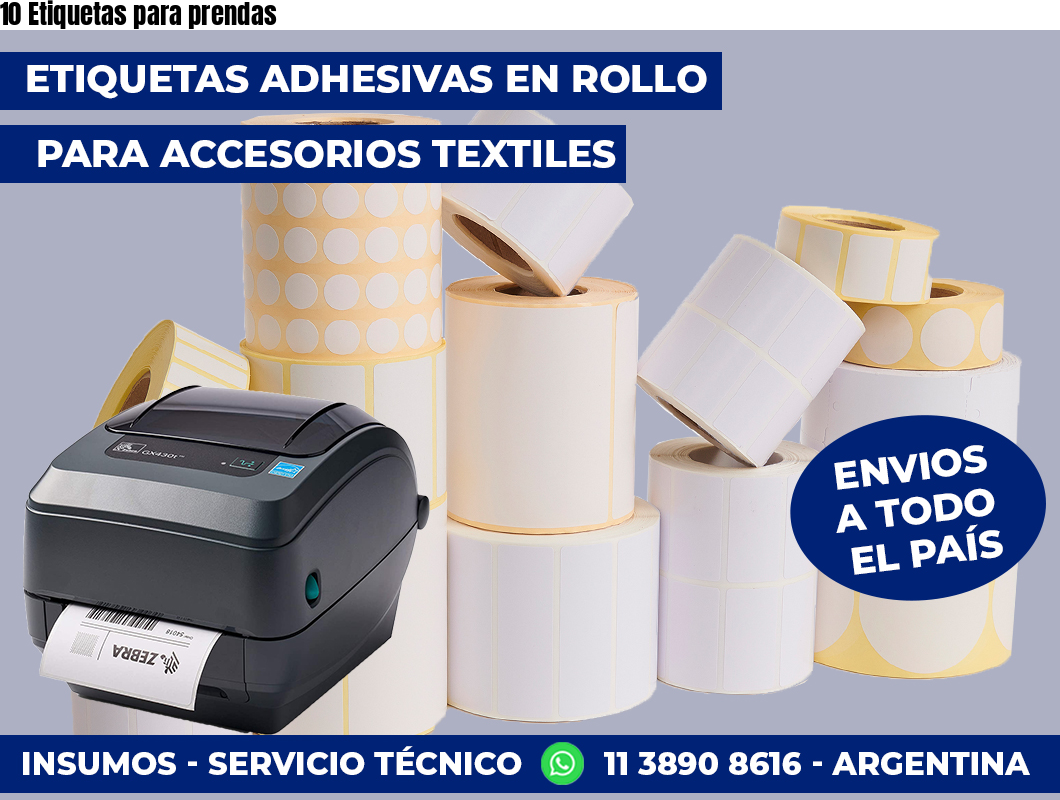 10 Etiquetas para prendas