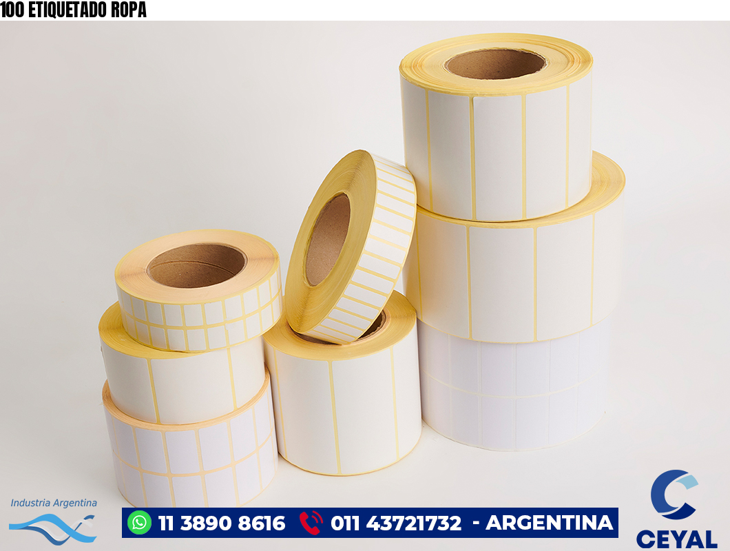 100 ETIQUETADO ROPA