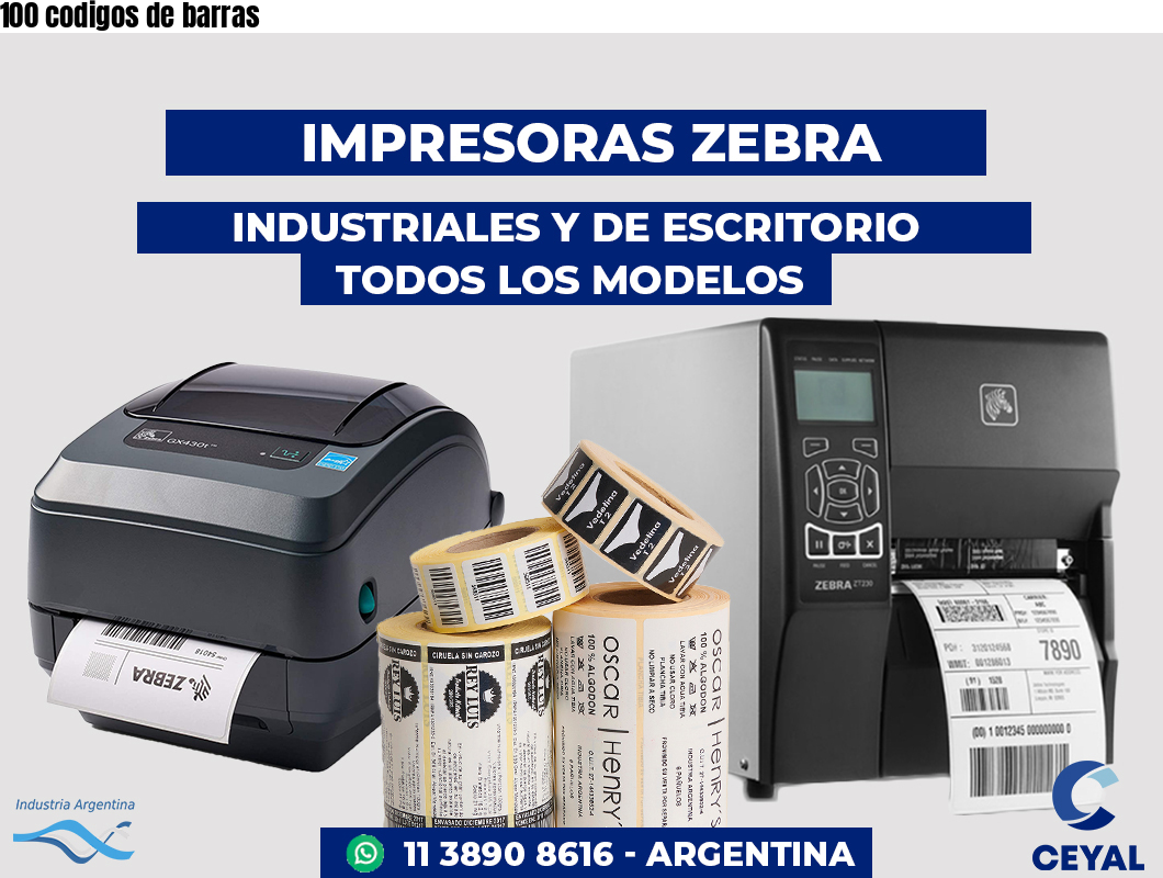 100 codigos de barras