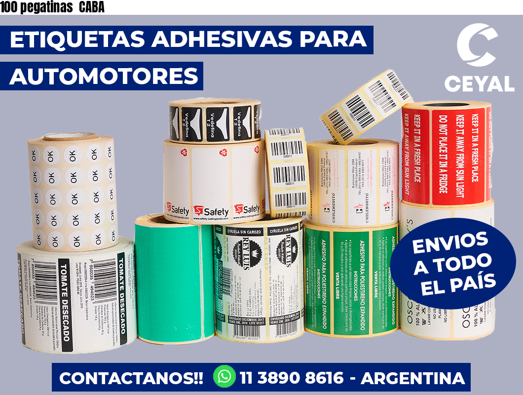 100 pegatinas CABA