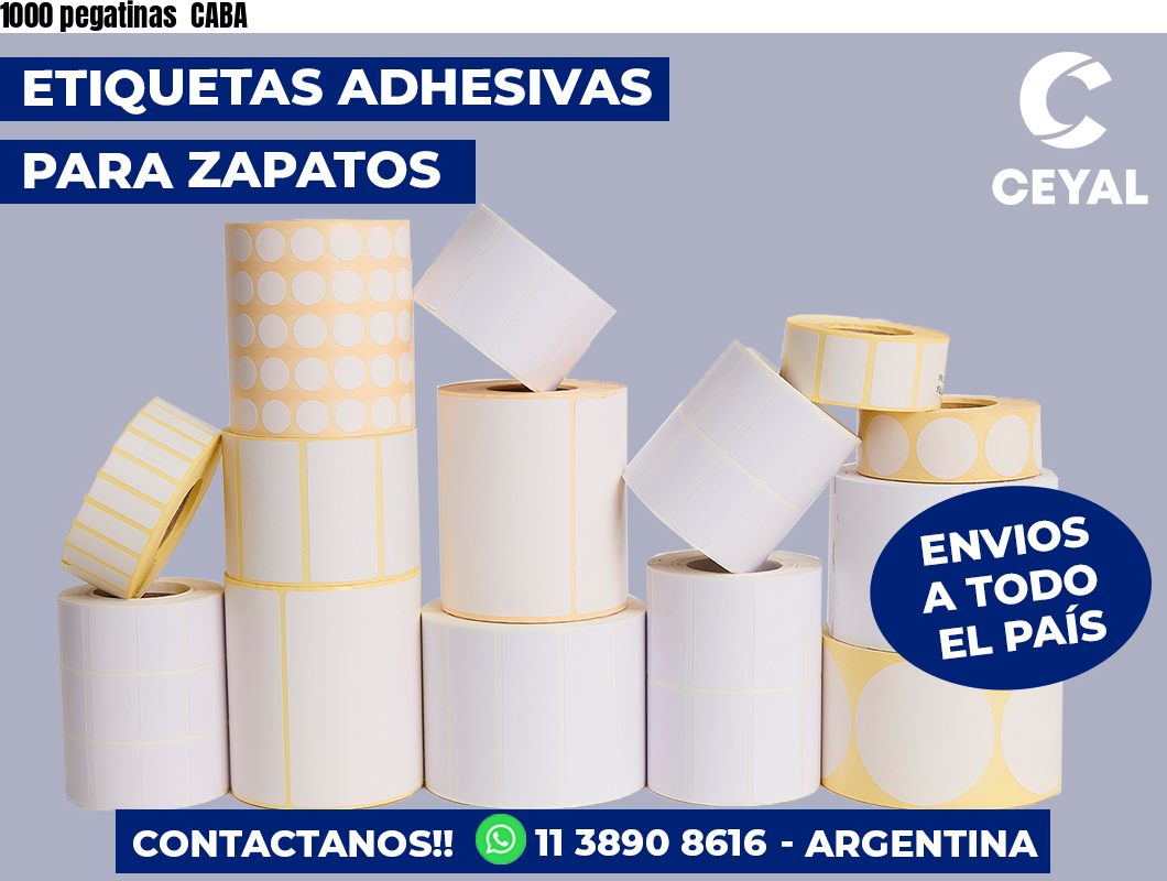 1000 pegatinas  CABA