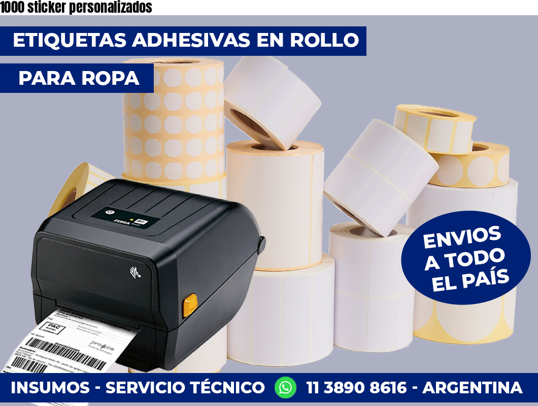 1000 sticker personalizados