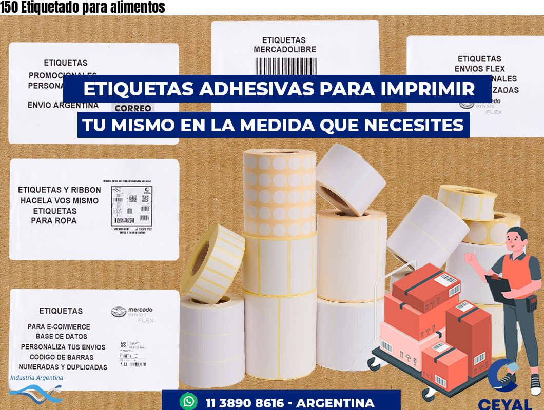 150 Etiquetado para alimentos