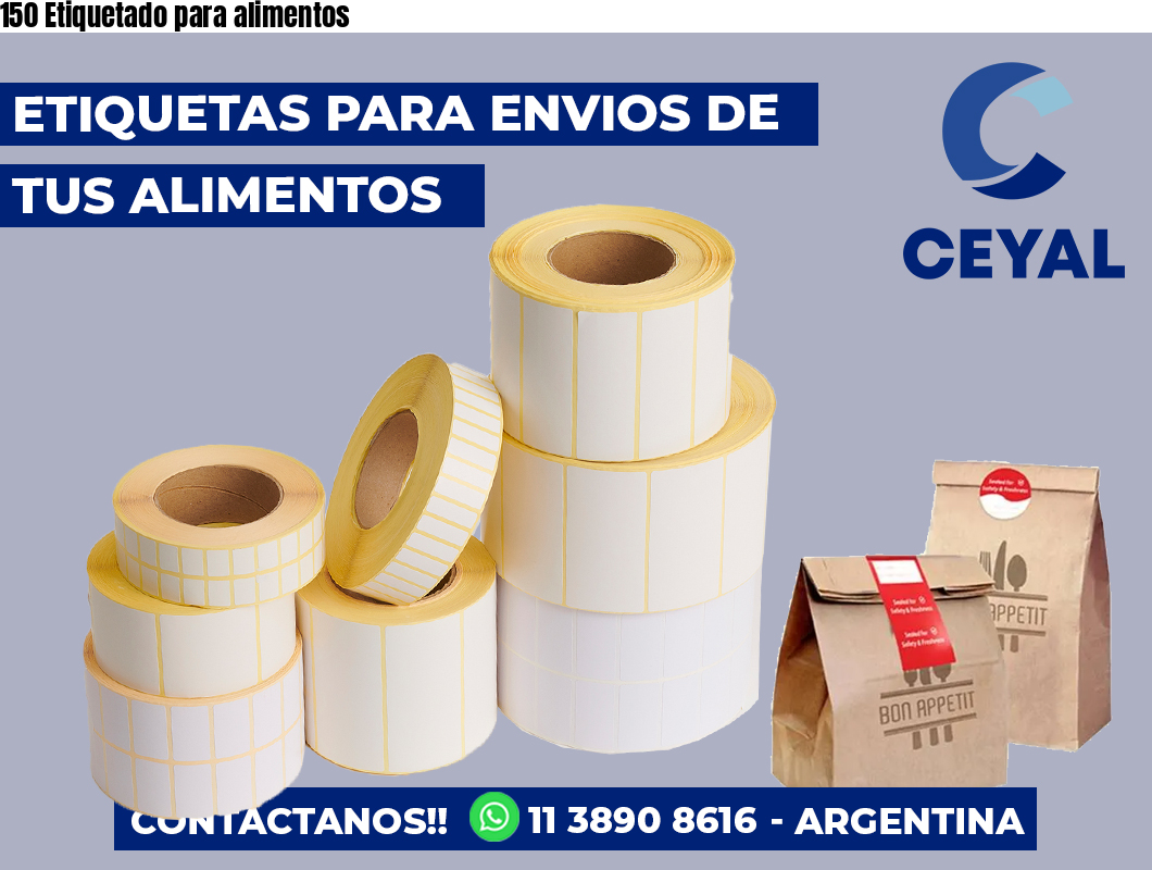 150 Etiquetado para alimentos