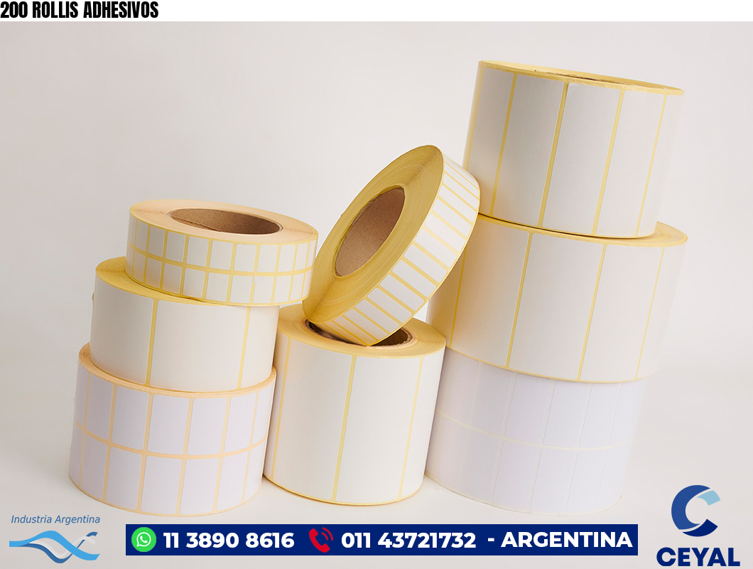 200 ROLLIS ADHESIVOS