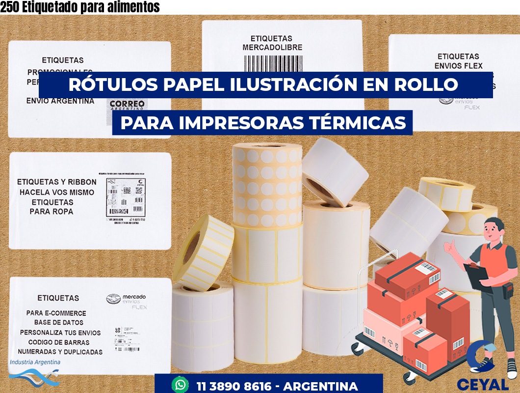 250 Etiquetado para alimentos