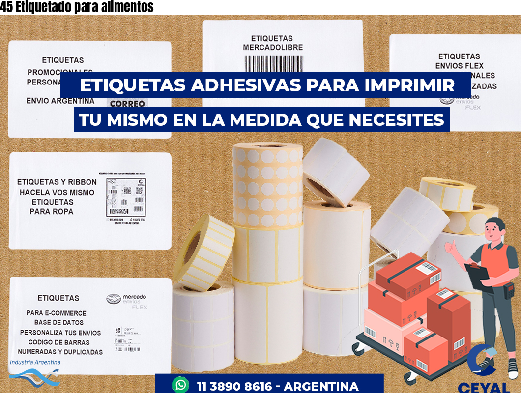 45 Etiquetado para alimentos