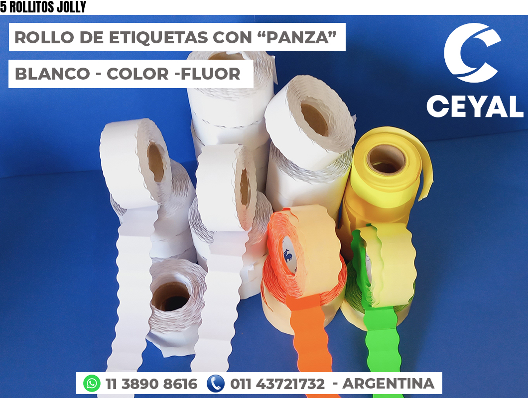 5 ROLLITOS JOLLY