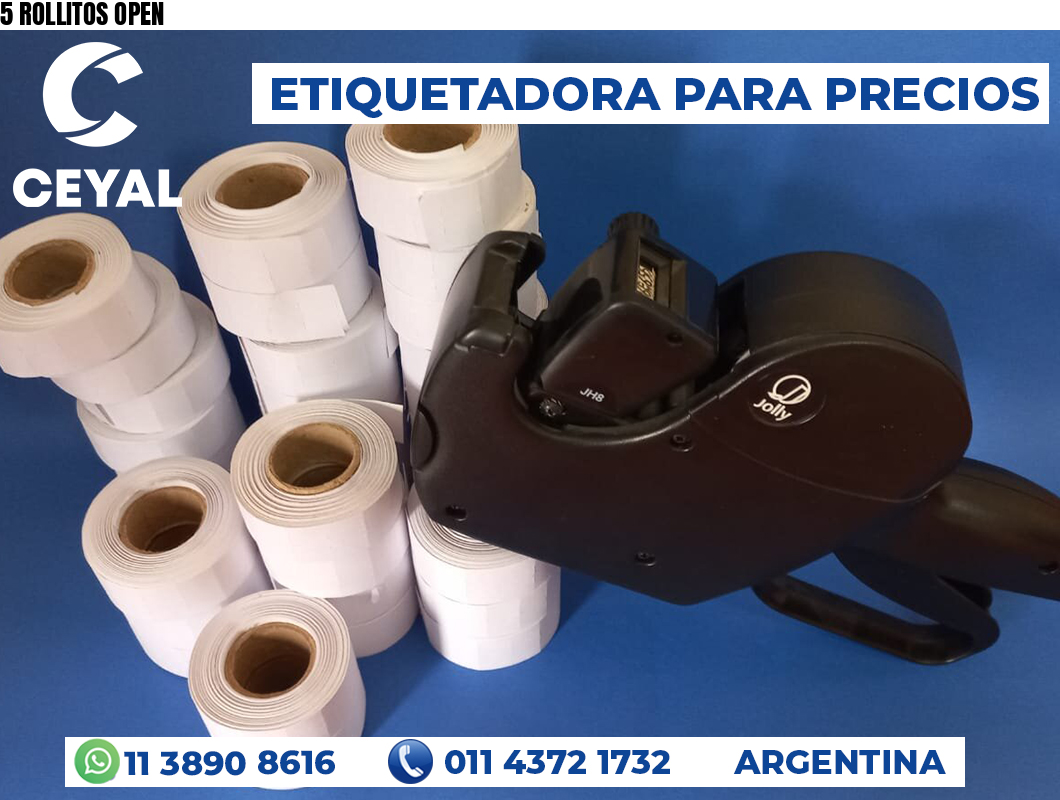 5 ROLLITOS OPEN