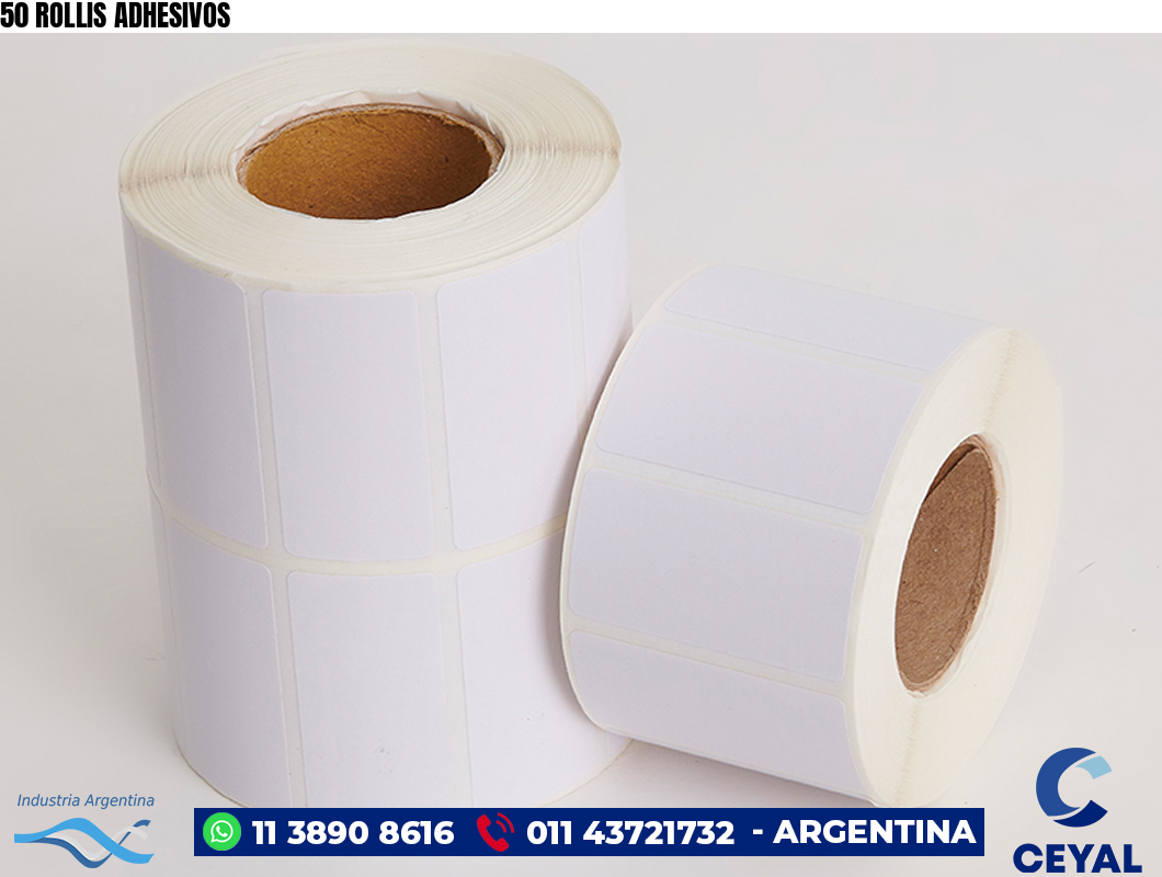 50 ROLLIS ADHESIVOS
