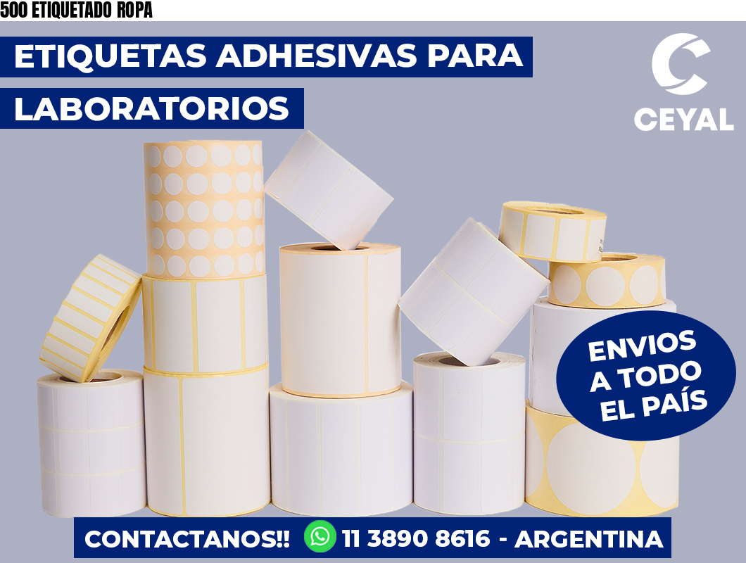 500 ETIQUETADO ROPA