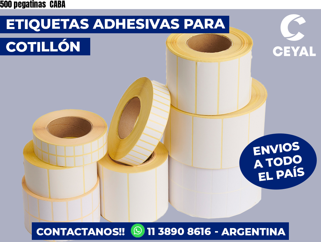 500 pegatinas CABA