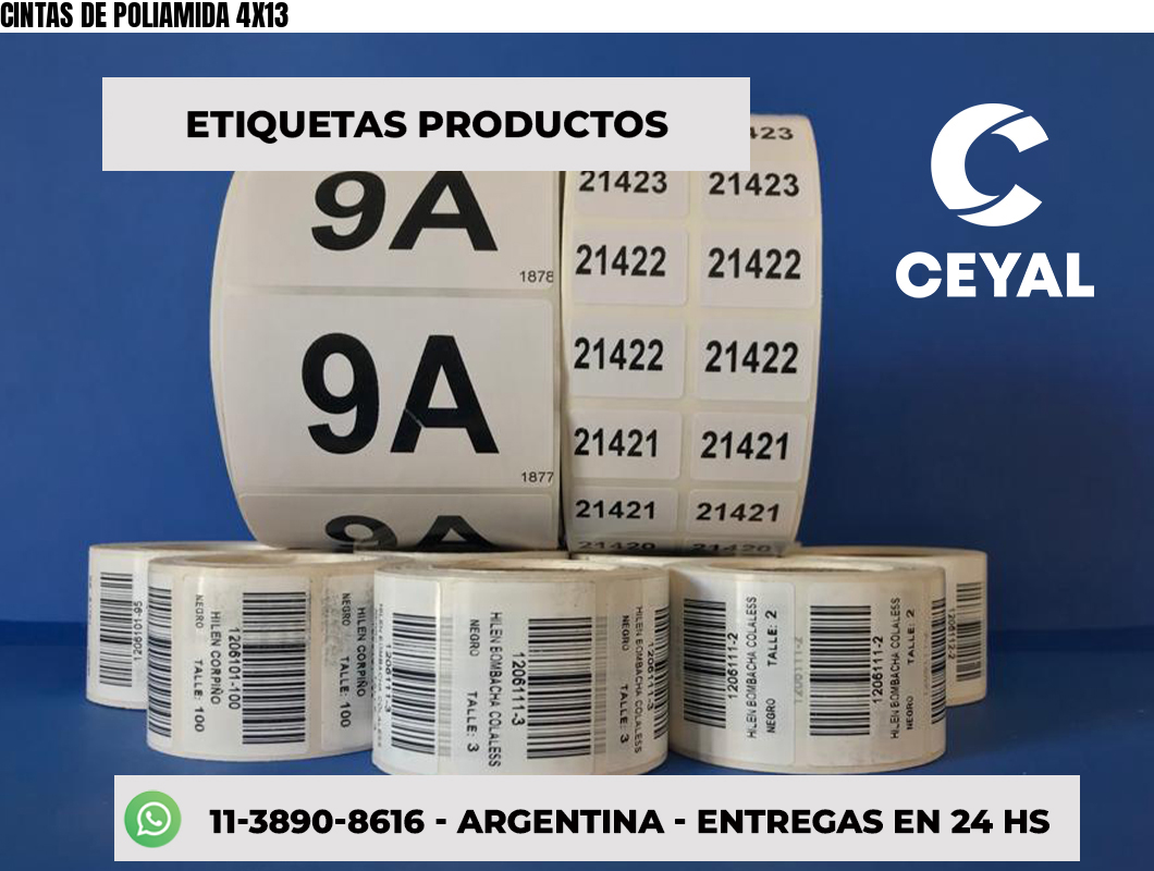 CINTAS DE POLIAMIDA 4X13