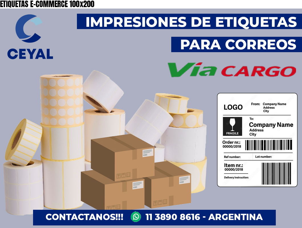 ETIQUETAS E-COMMERCE 100x200