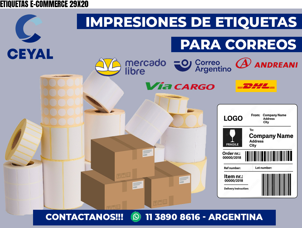 ETIQUETAS E-COMMERCE 29X20