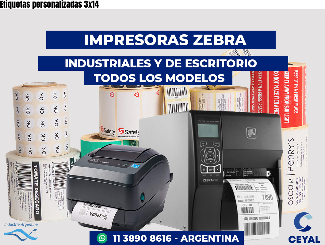 Etiquetas personalizadas 3x14