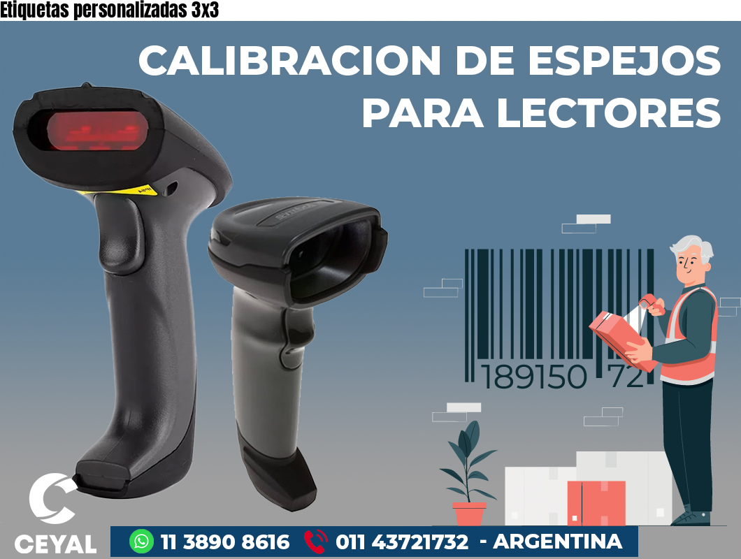 Etiquetas personalizadas 3x3