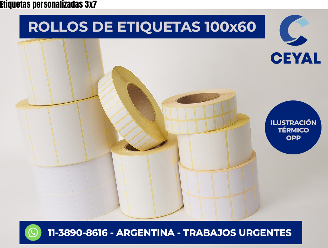 Etiquetas personalizadas 3×7