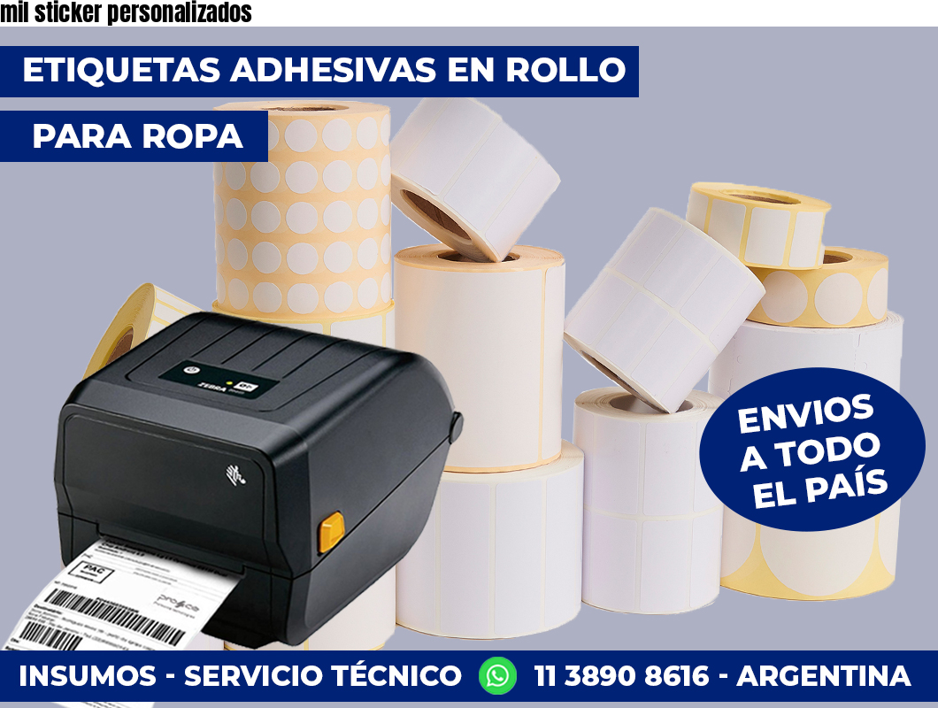 mil sticker personalizados