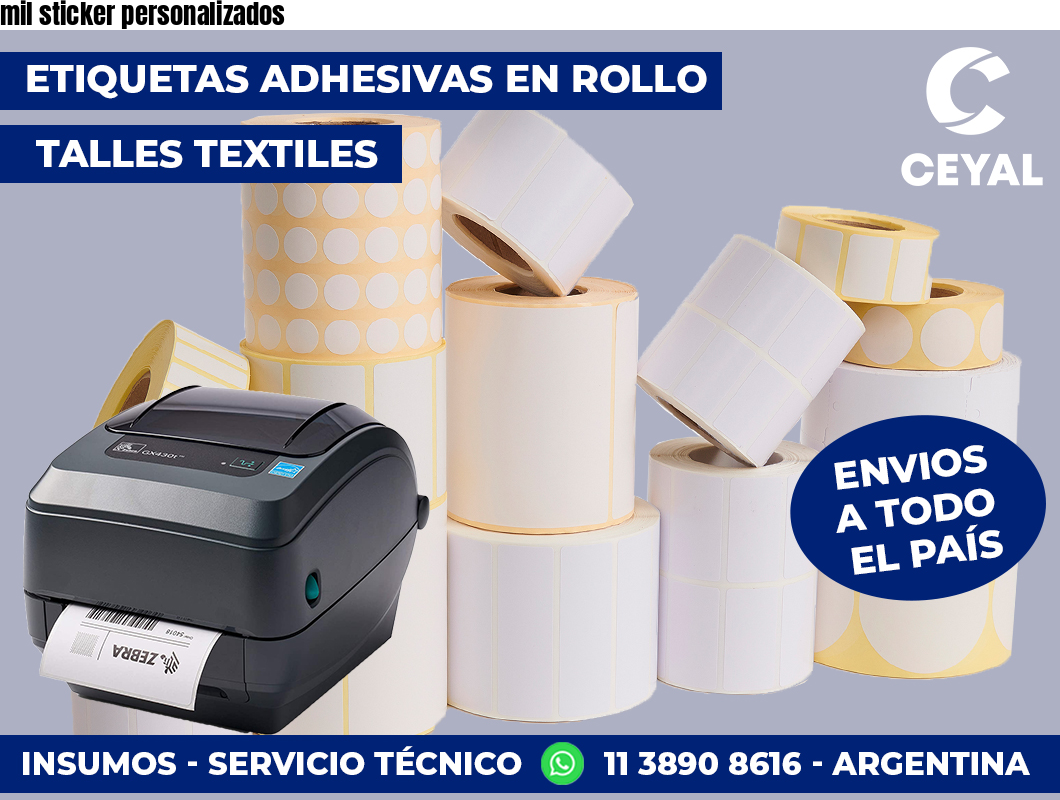 mil sticker personalizados
