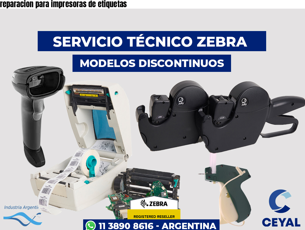 reparacion para impresoras de etiquetas