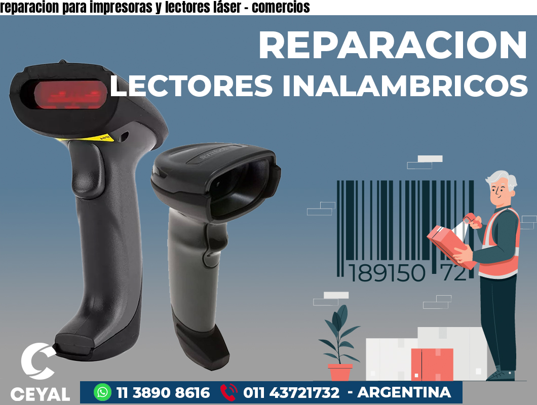 reparacion para impresoras y lectores láser - comercios