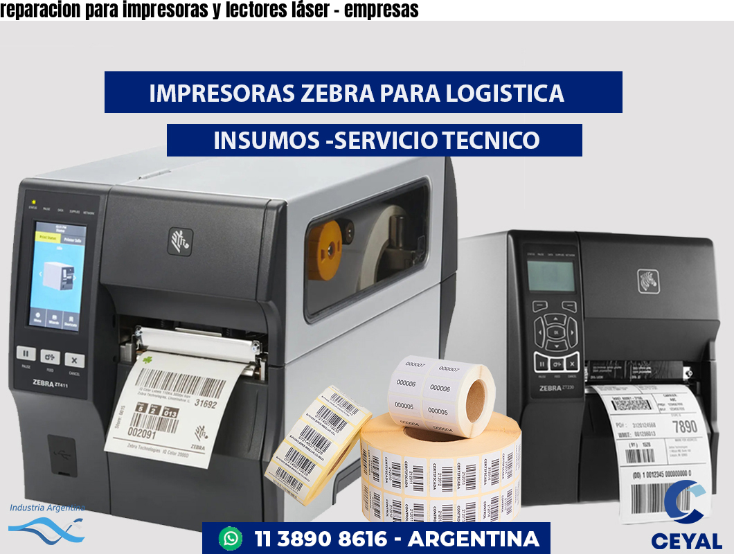 reparacion para impresoras y lectores láser - empresas